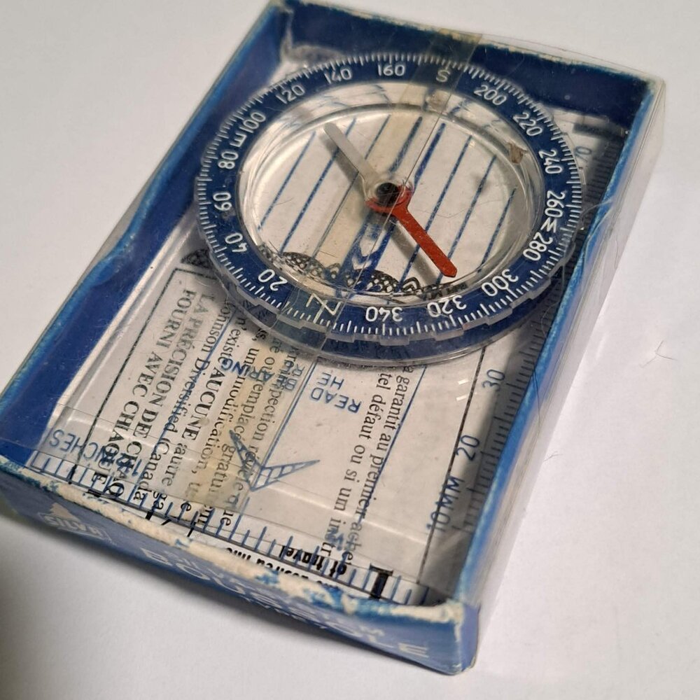 Vintage Silva compass with original box and instructions